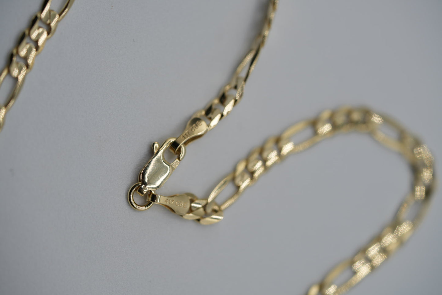 22” 4mm 10k Figaro