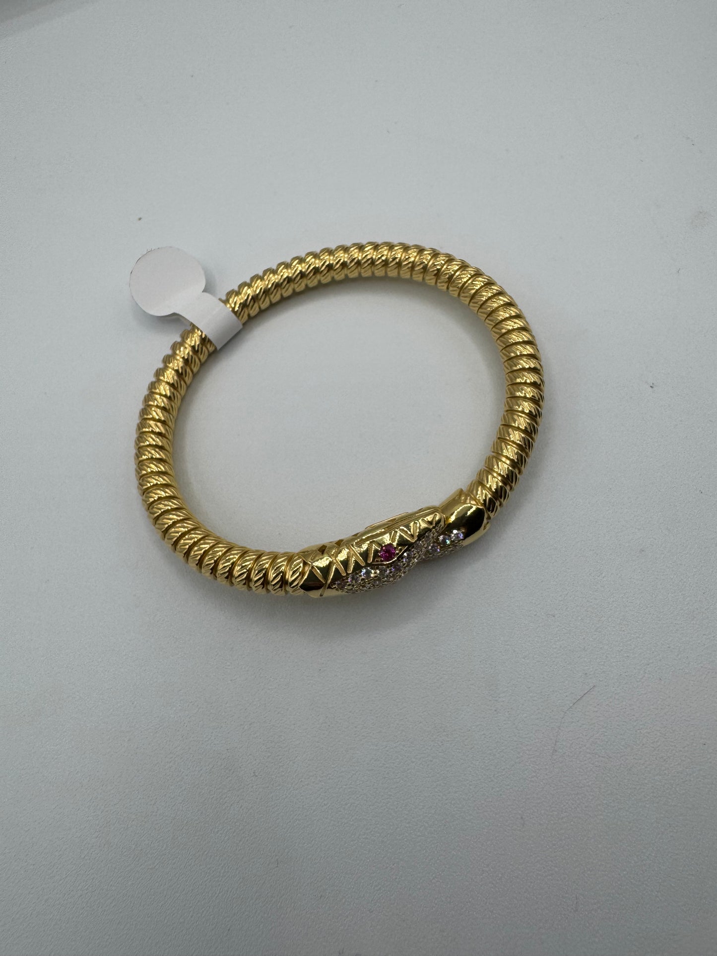 Gold plated Silver Bangle