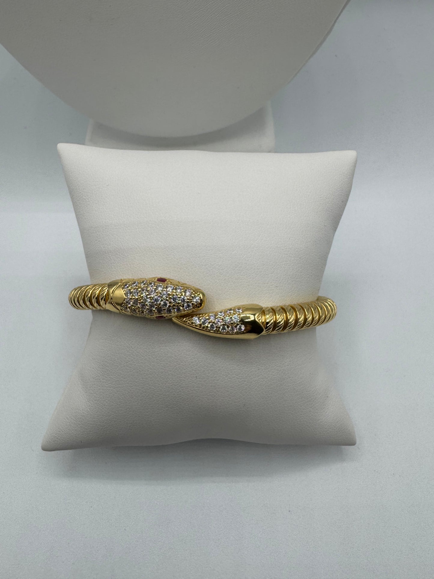 Gold plated Silver Bangle