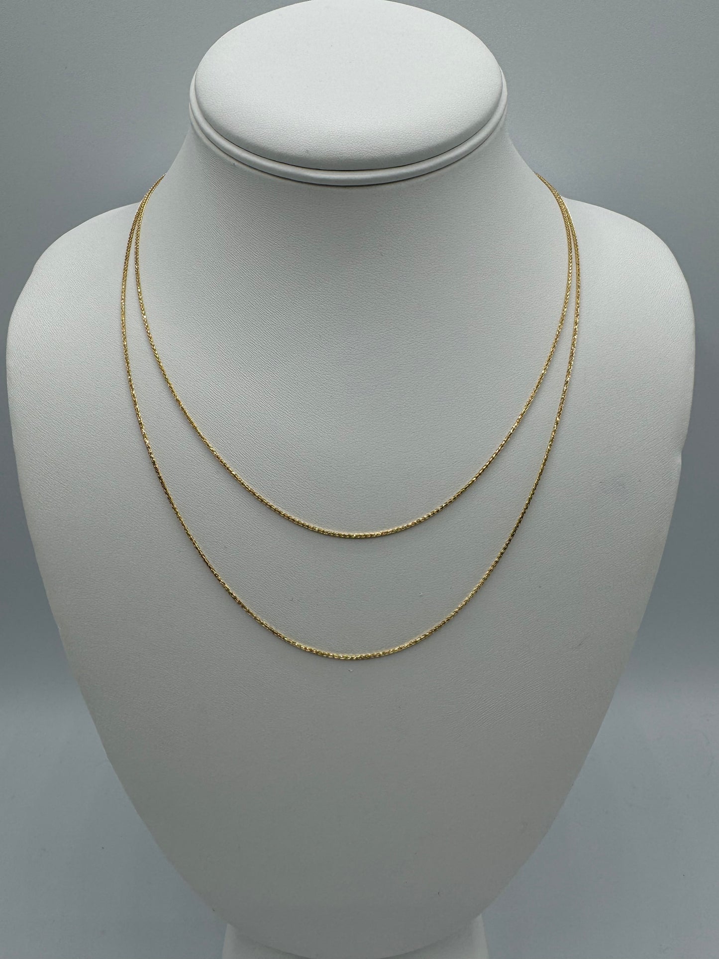 18k Baby Wheat Necklaces
