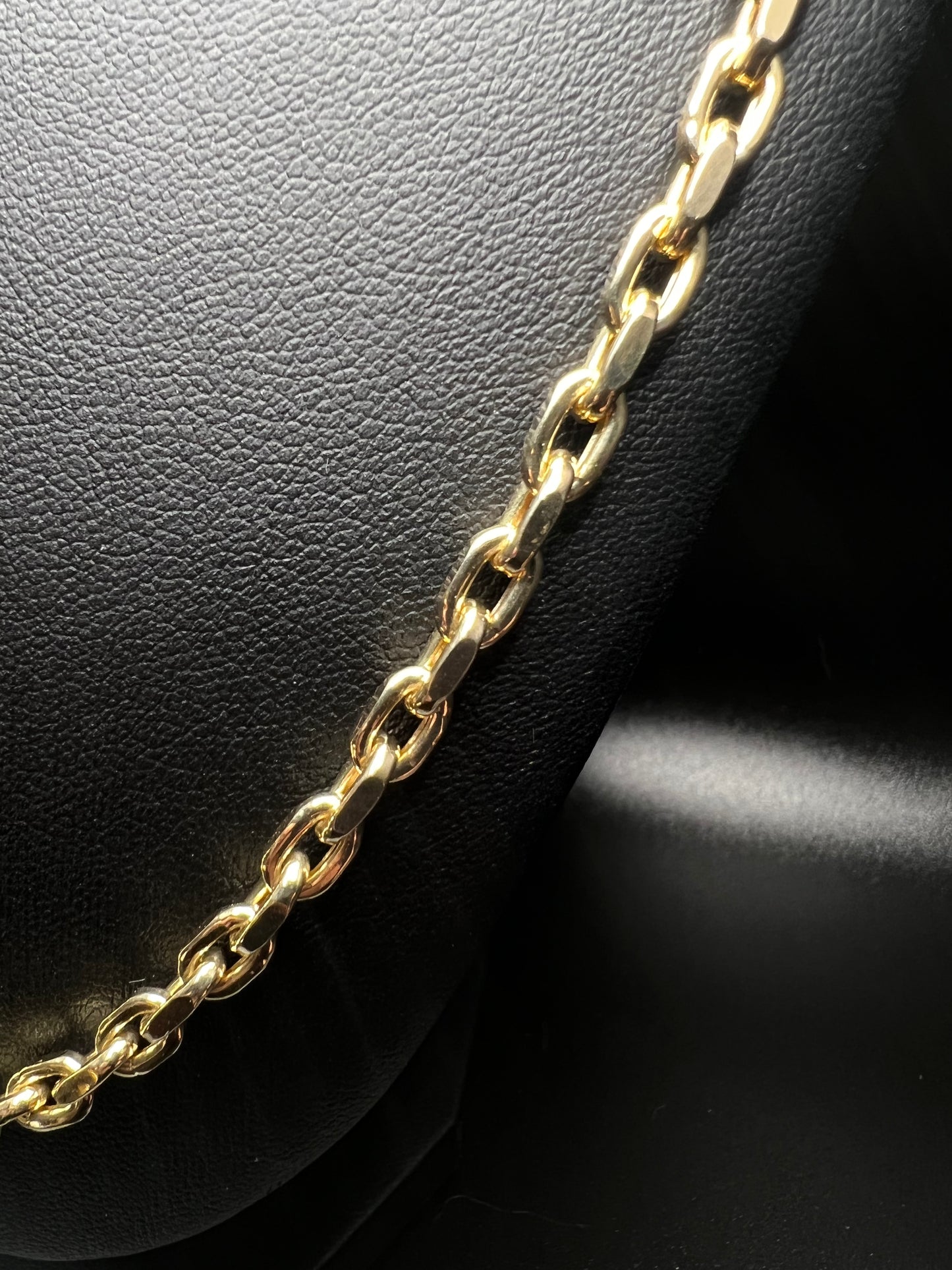 24” 10kt Gold 4.4mm Anchor