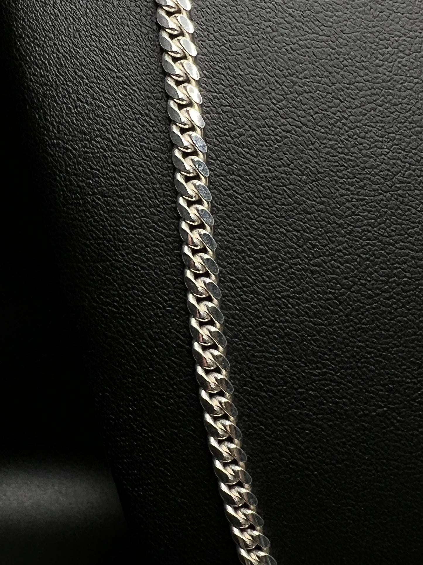 24” 4mm Silver Cuban