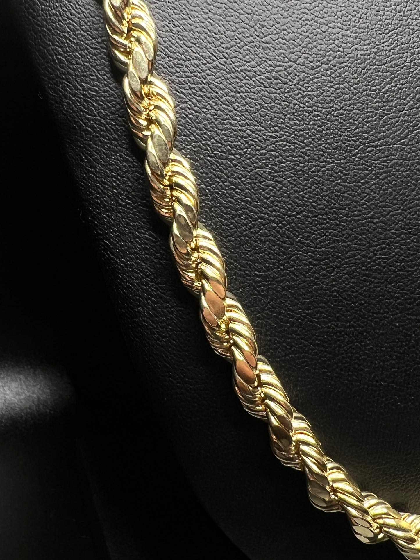 24” 6.2mm 10kt Gold Rope