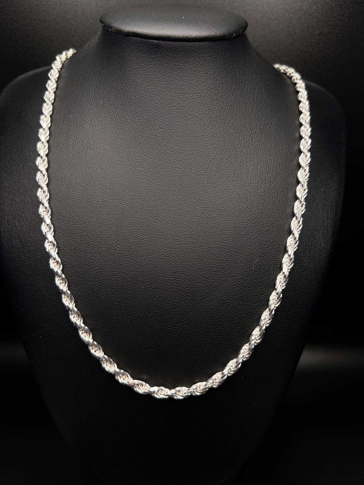 20” 3.9mm Silver Rope