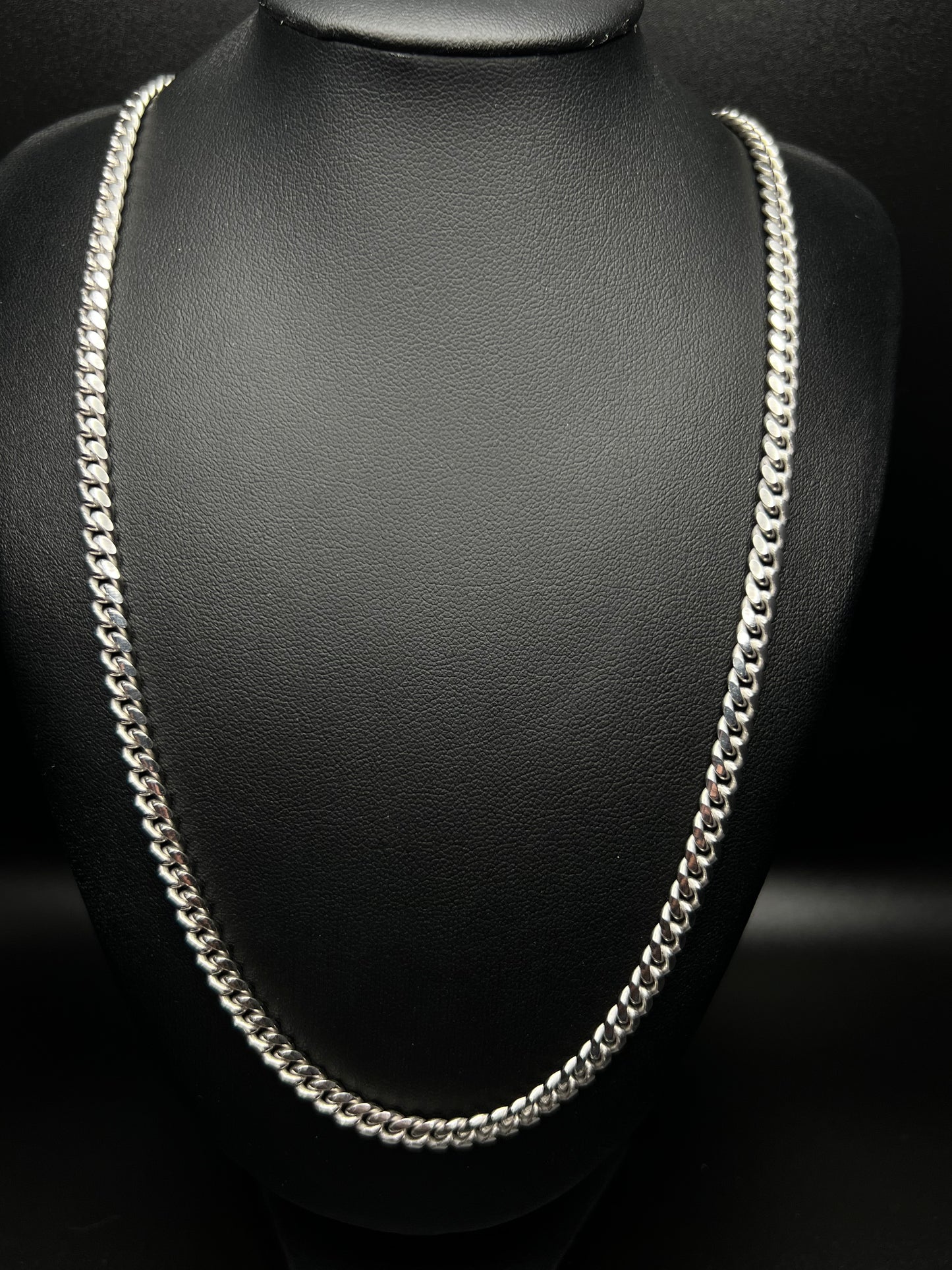 24” 5mm Silver Cuban