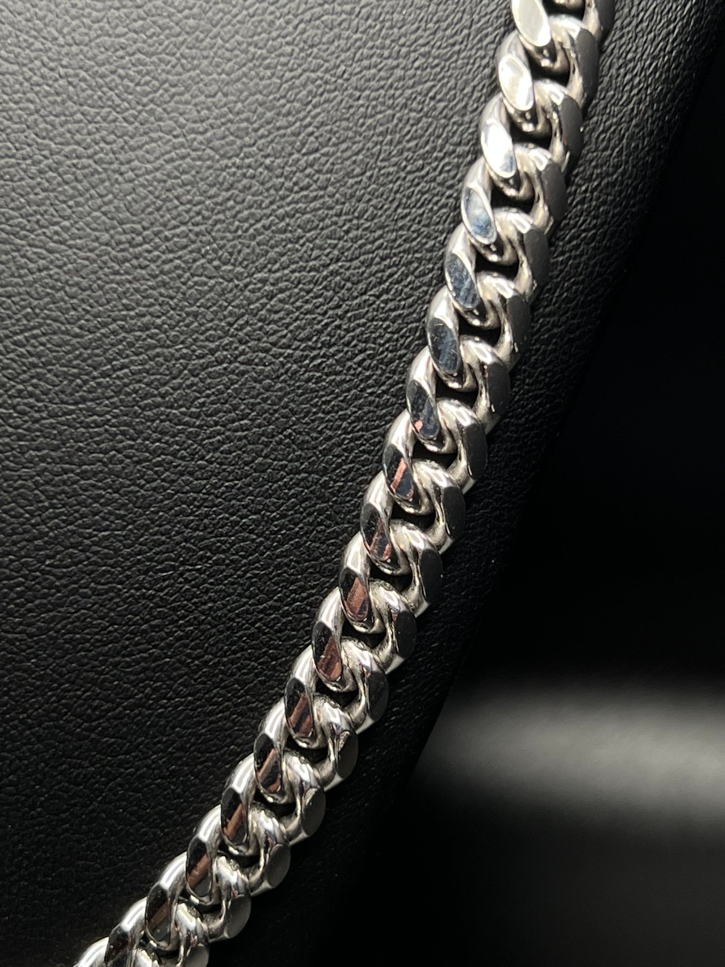 24” 7.5mm Silver Cuban