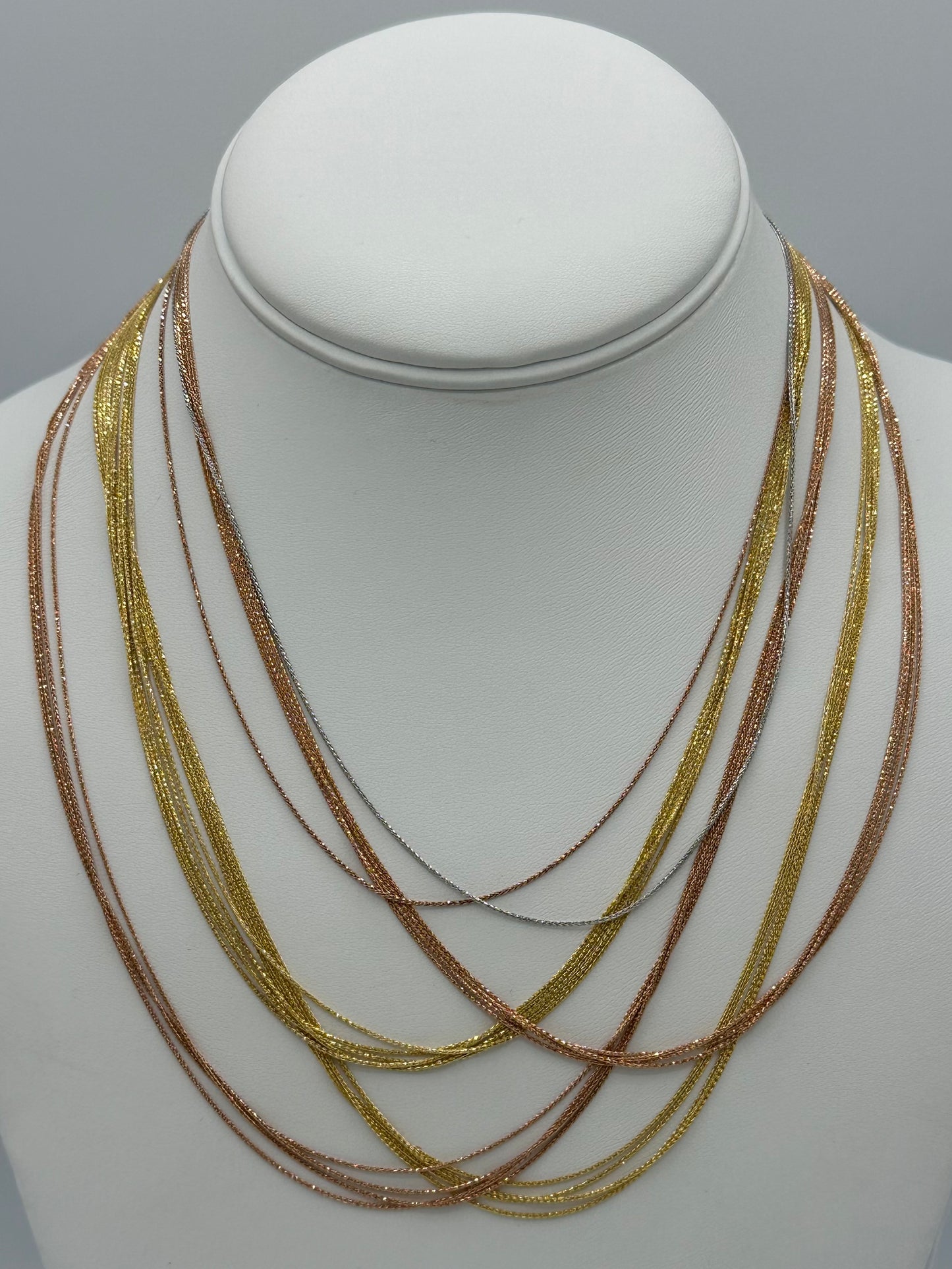 14k Gold Italian Baby Wheat