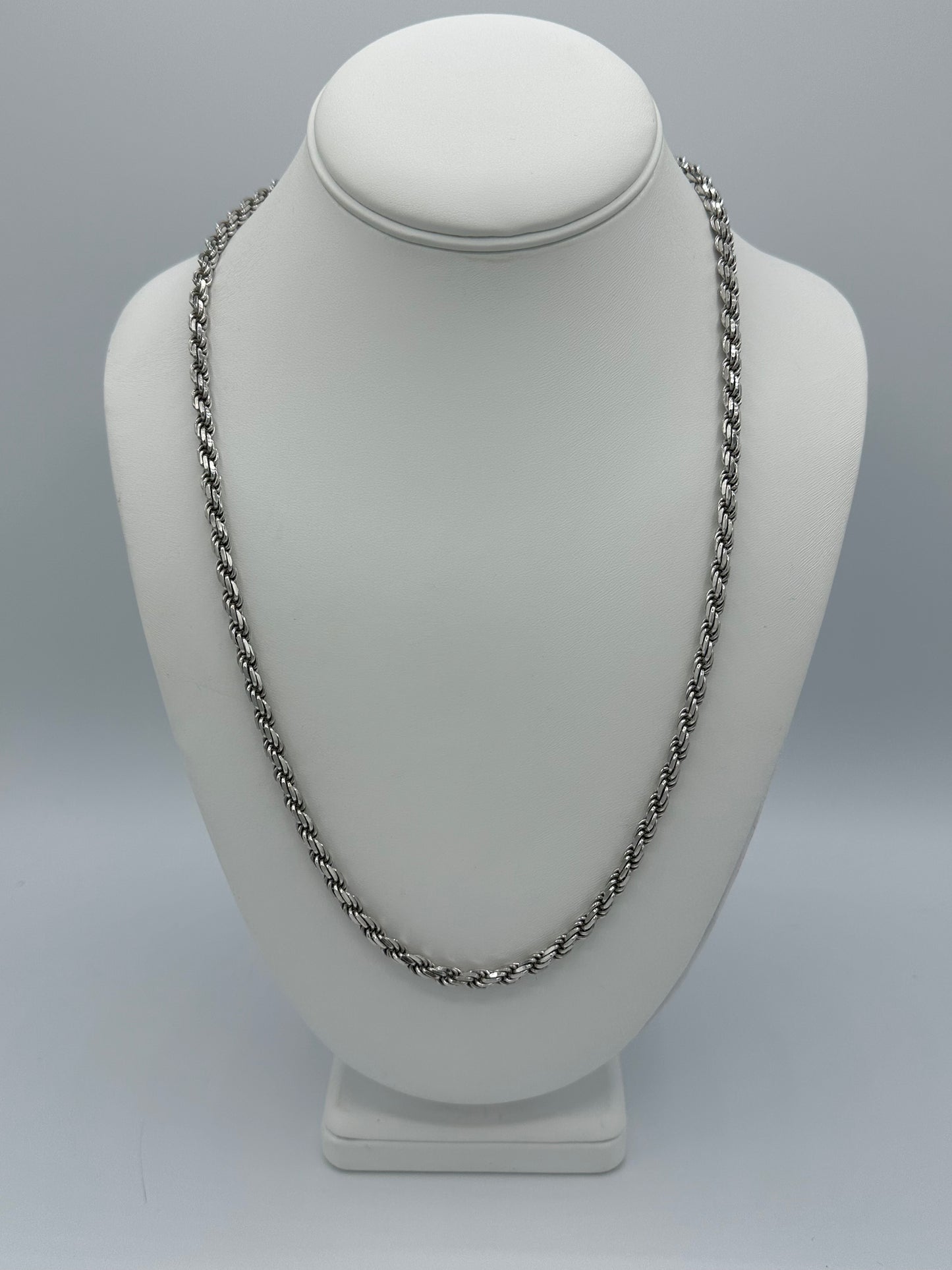 24” 5mm Silver Rope