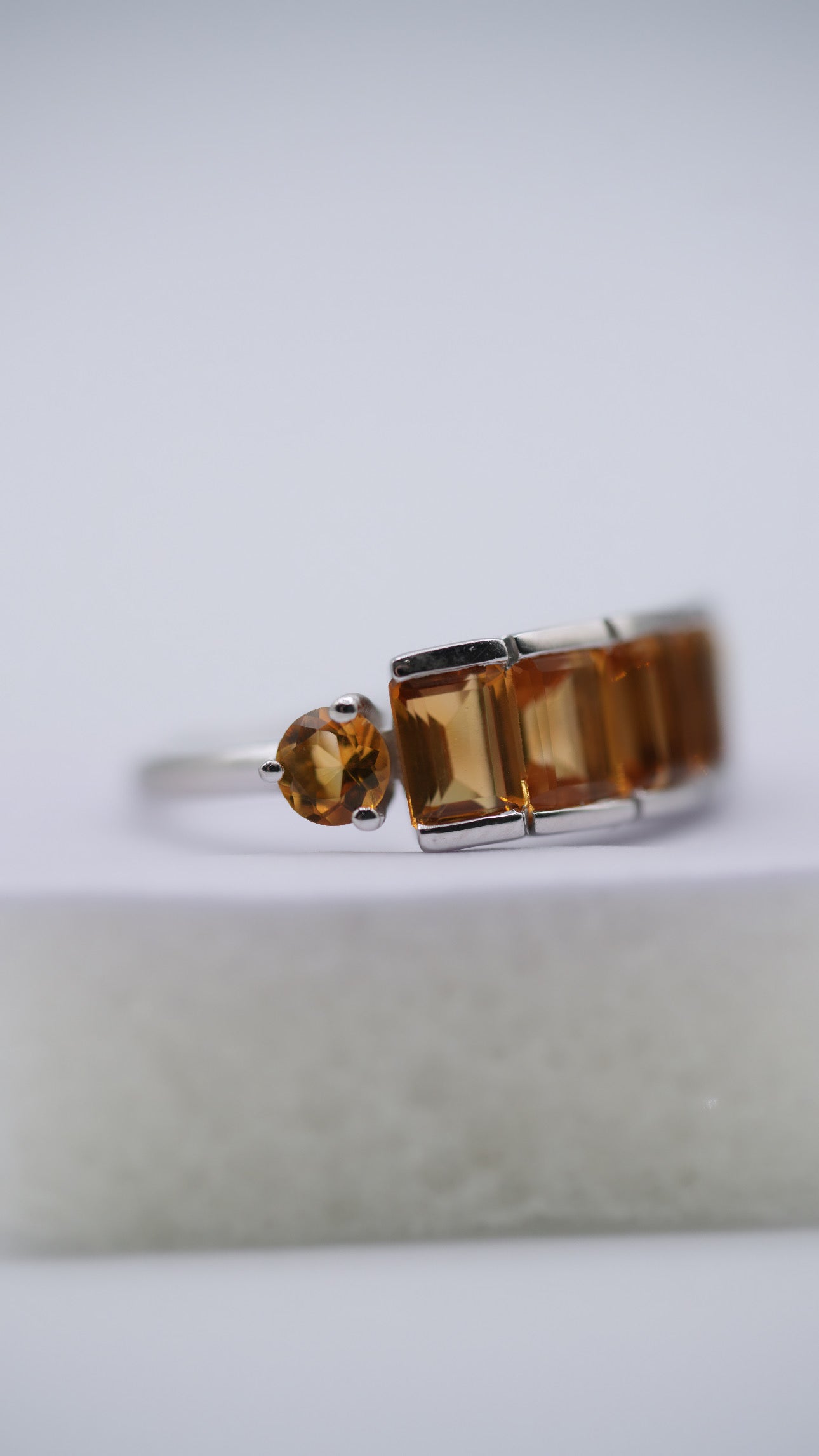 Citrine Silver Ring