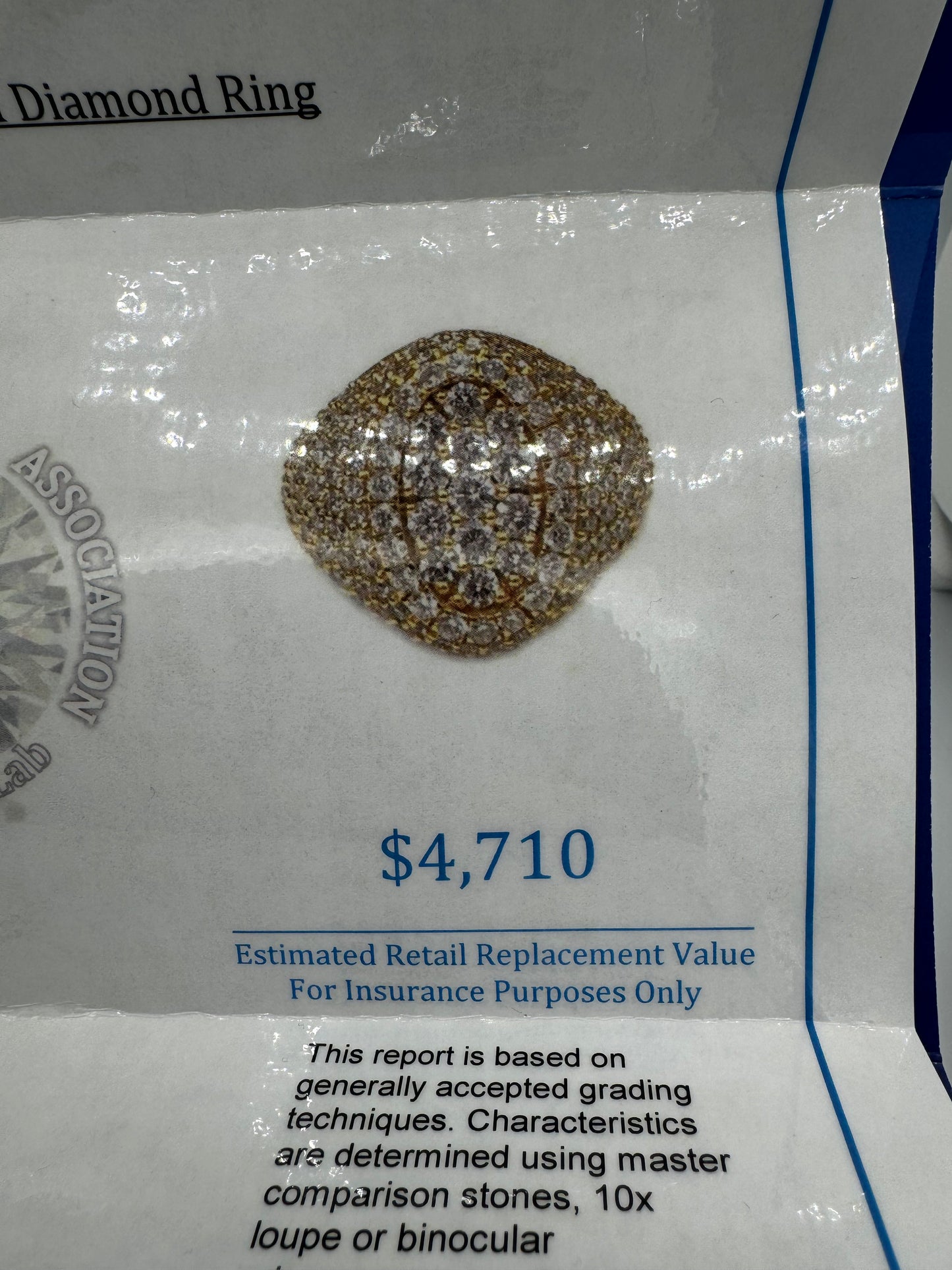 3.28ctw VVS-VS E-F 231 Diamonds
10k 14.36g Ring