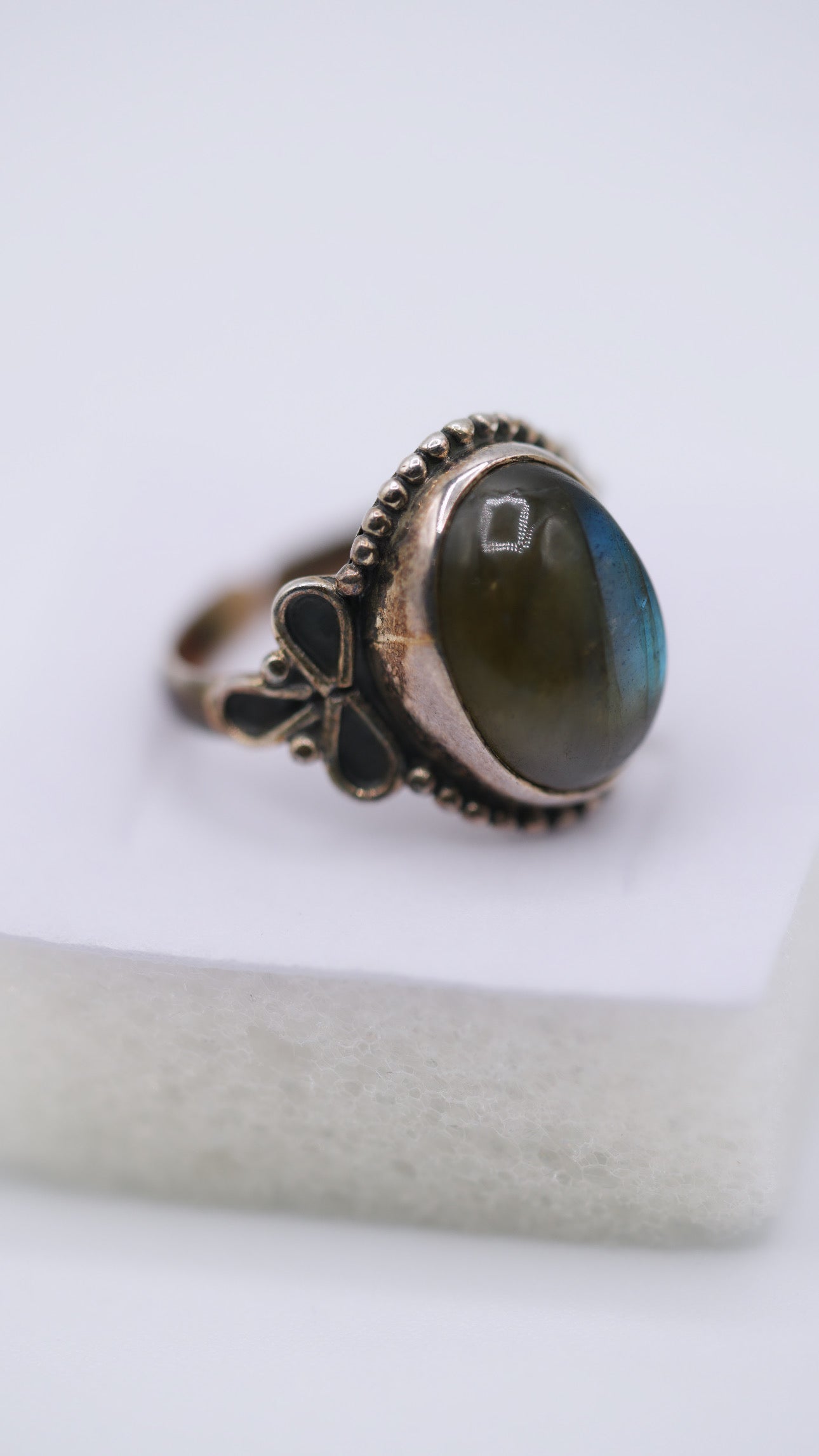 Labradorite Silver Ring