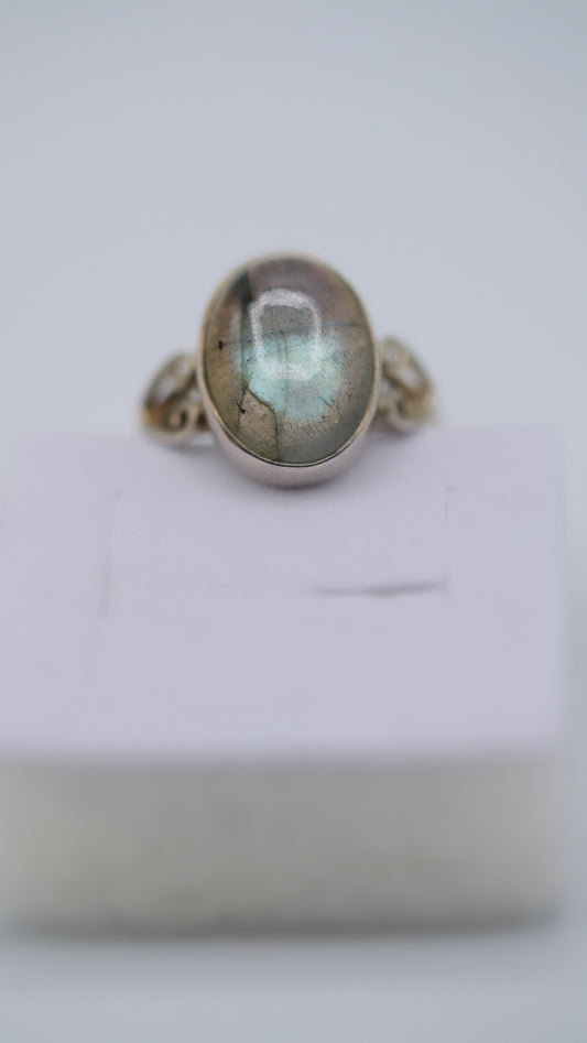 Labradorite Silver Ring