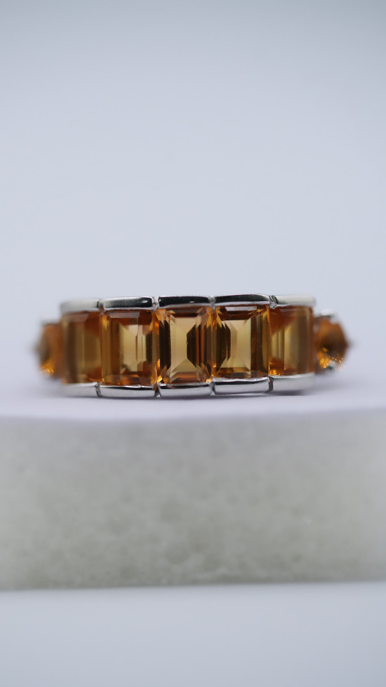 Citrine Silver Ring