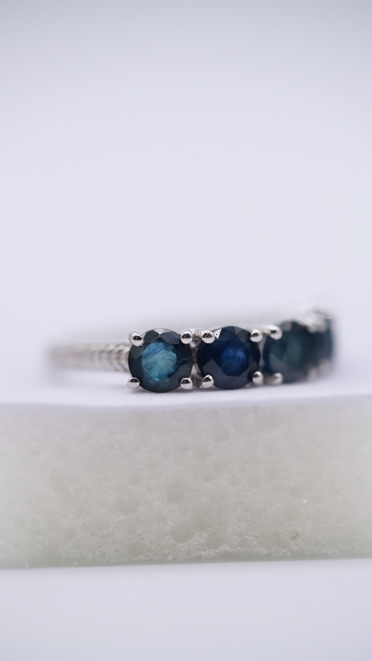 Sapphire Silver Ring