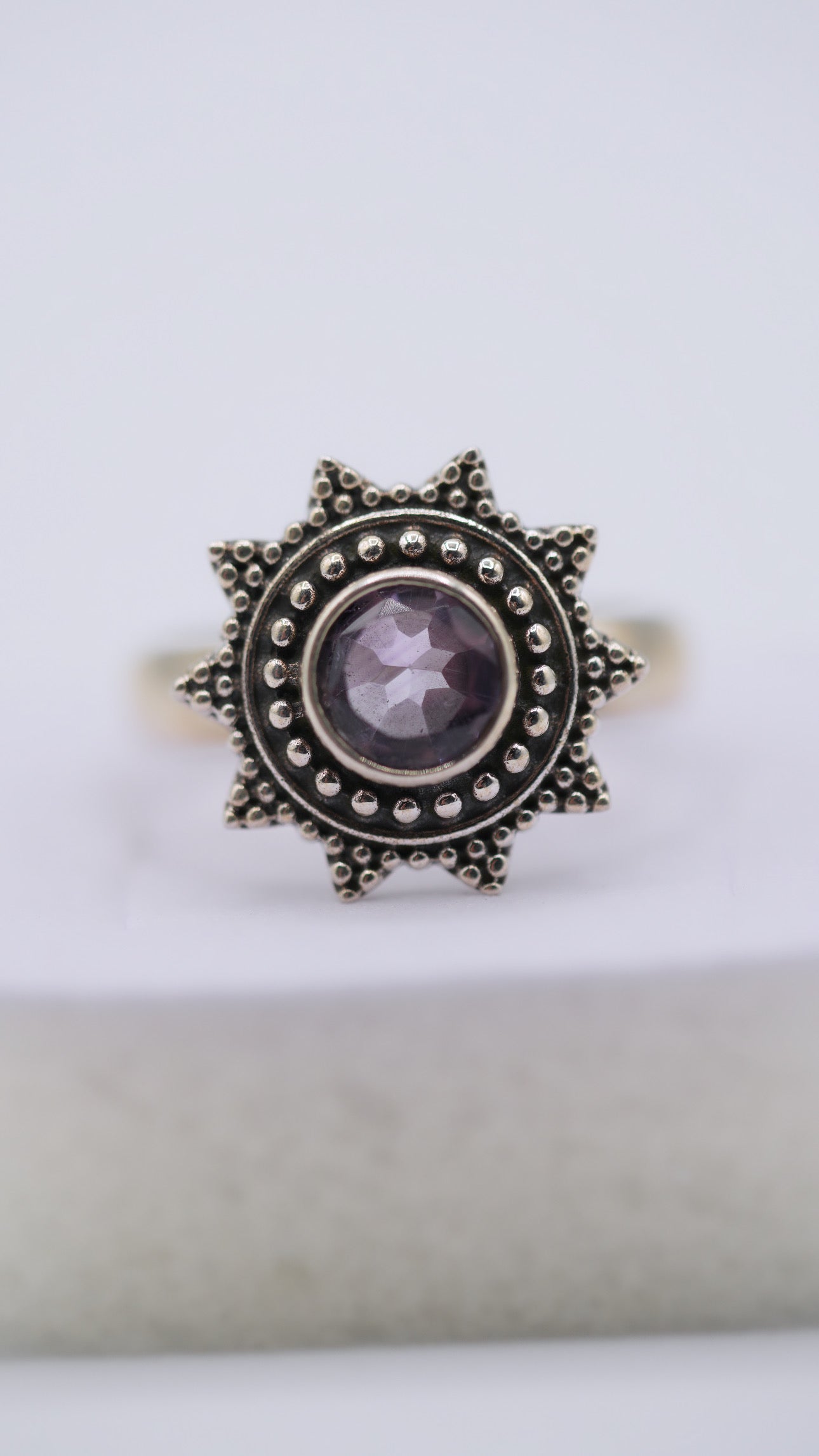 Amethyst Silver Ring