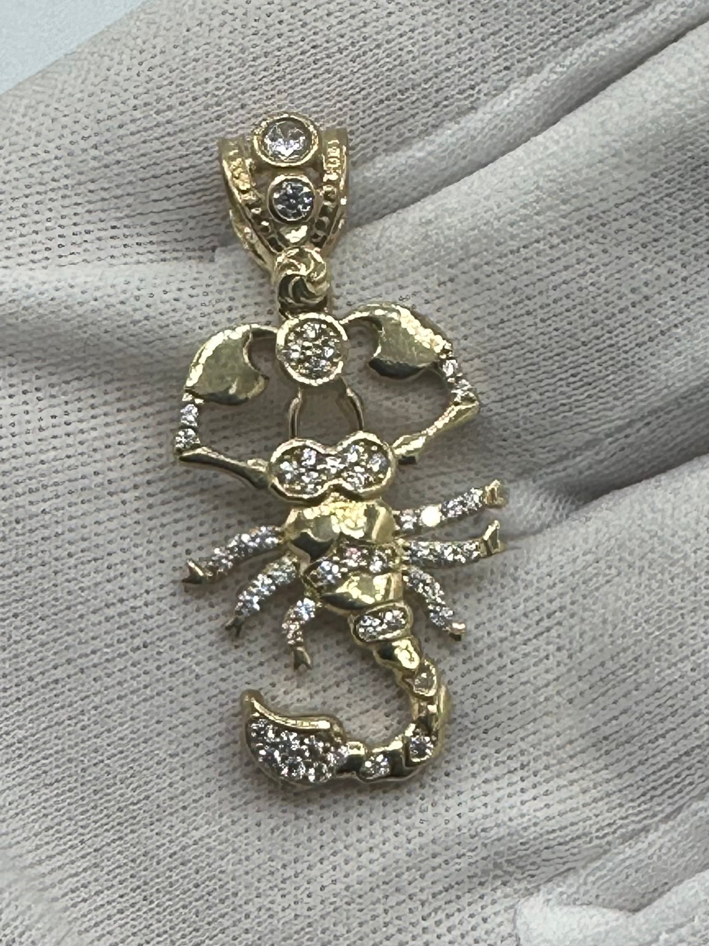 10k Scorpion Pendant