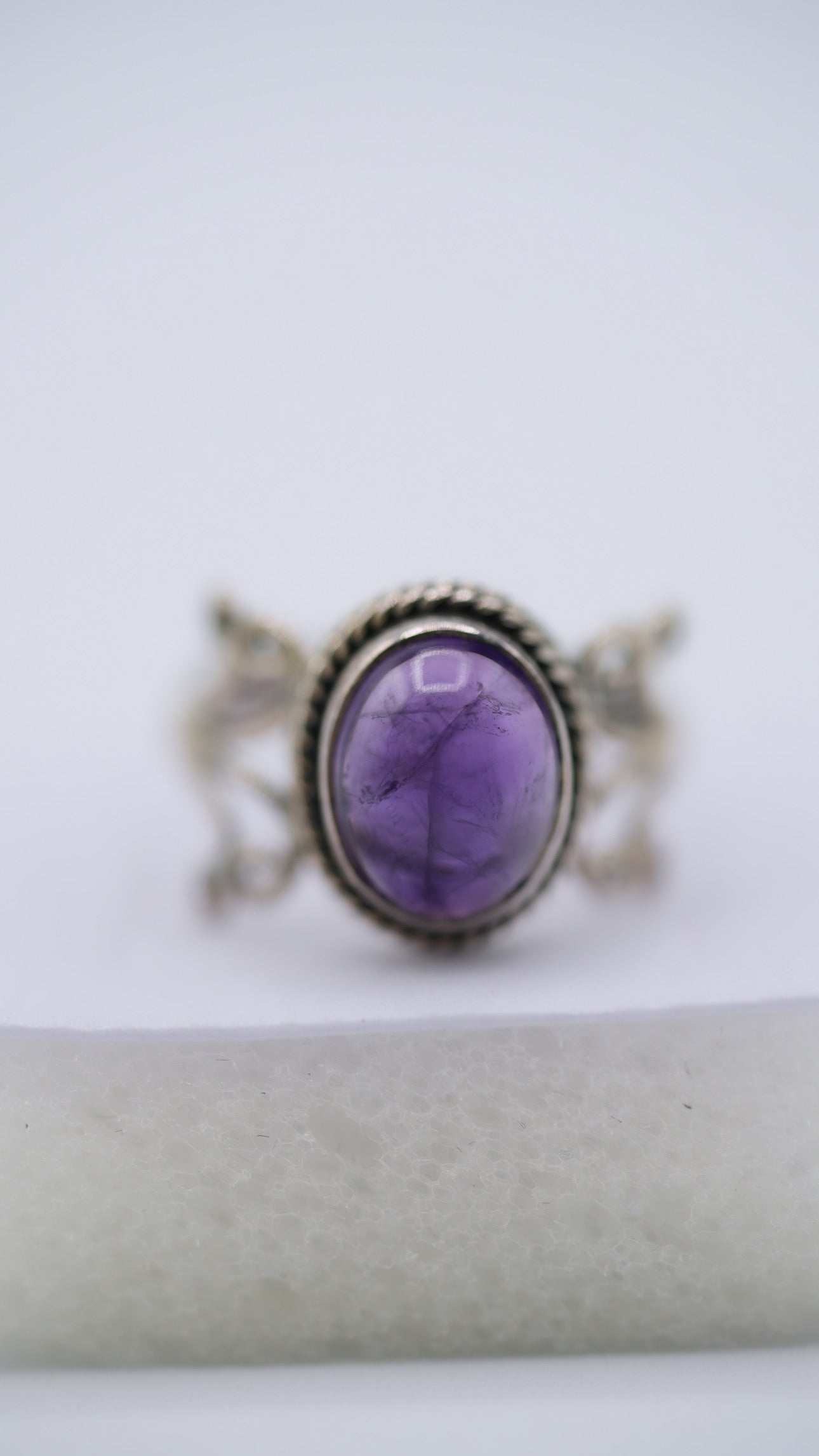 Amethyst Silver Ring