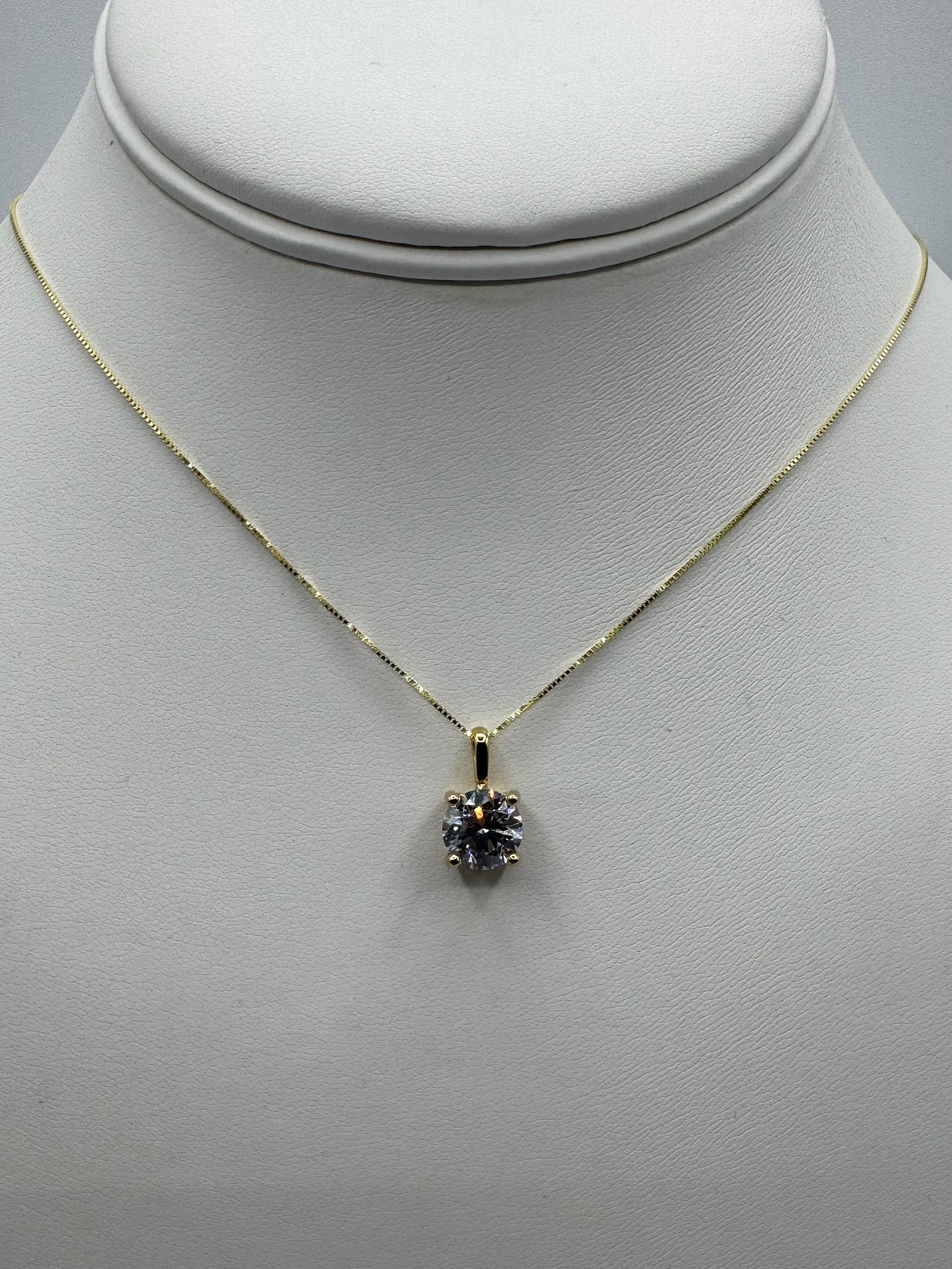 2ct VS1 E Diamond Pendant w/ Chain (IGI certs and $6300 appraisal)