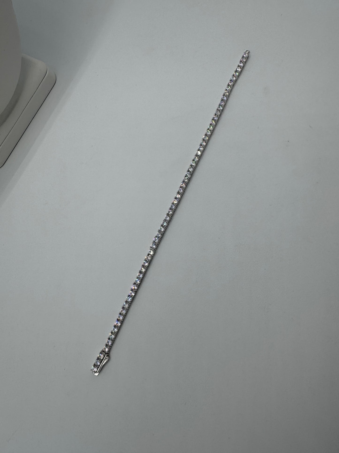 7.5” 3mm CZ Silver Tennis Bracelet