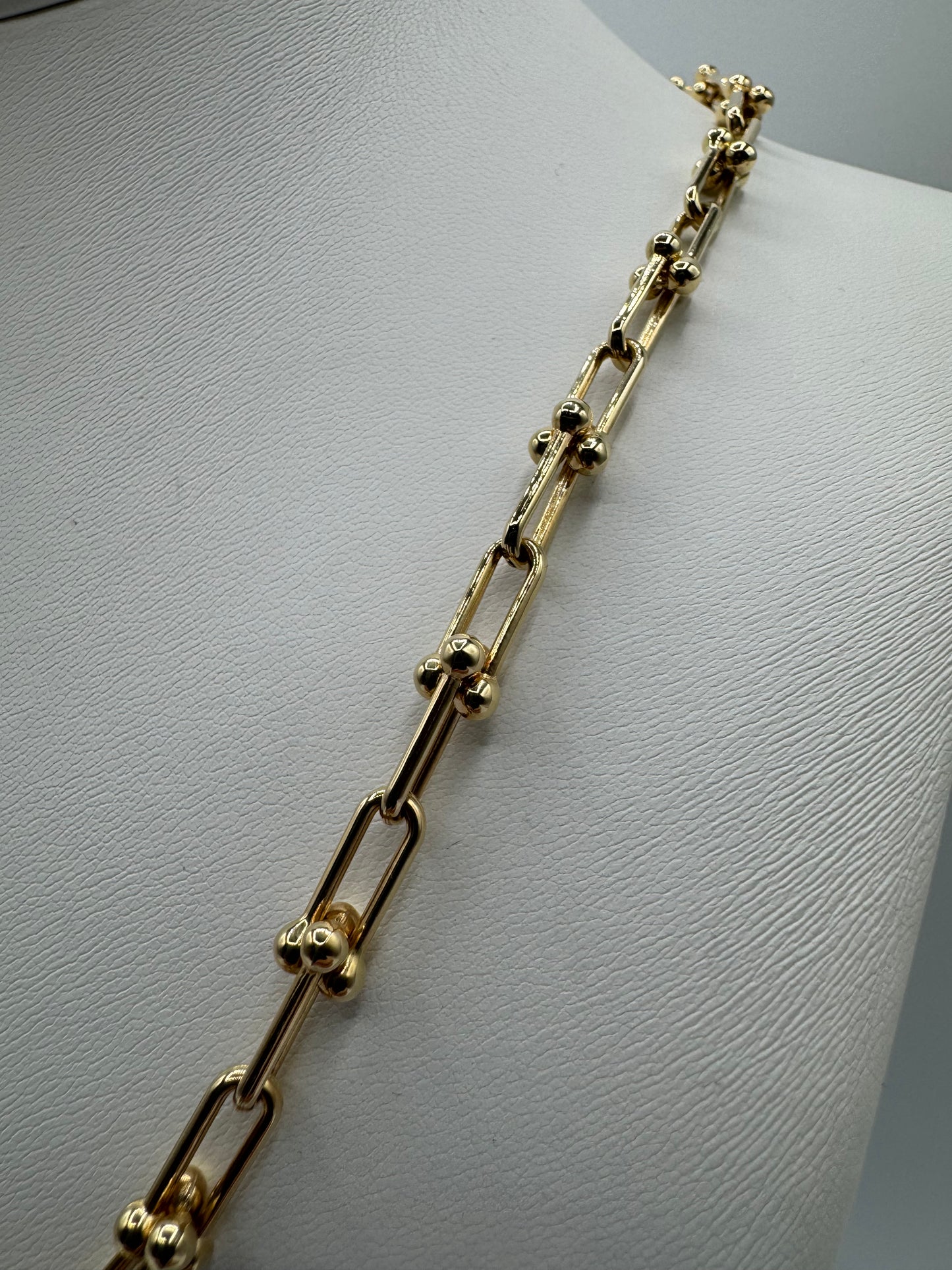 20” 4.6mm 14k Fancy Paperclip