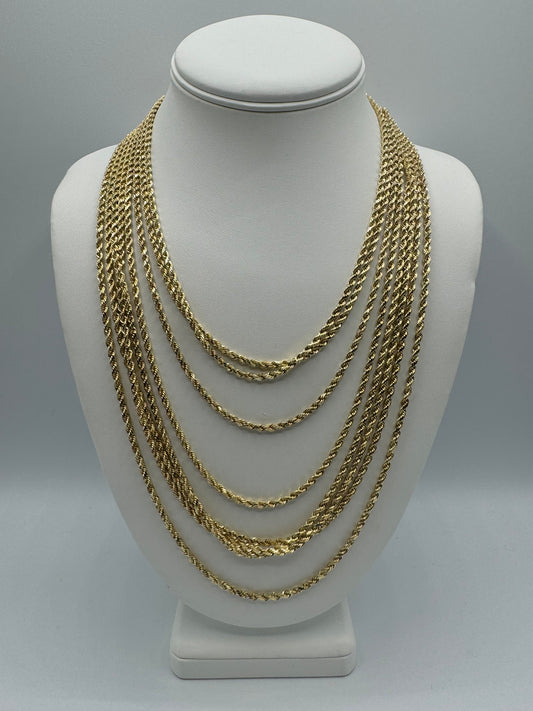 10k Rope Rope – IBA Jewelry Co