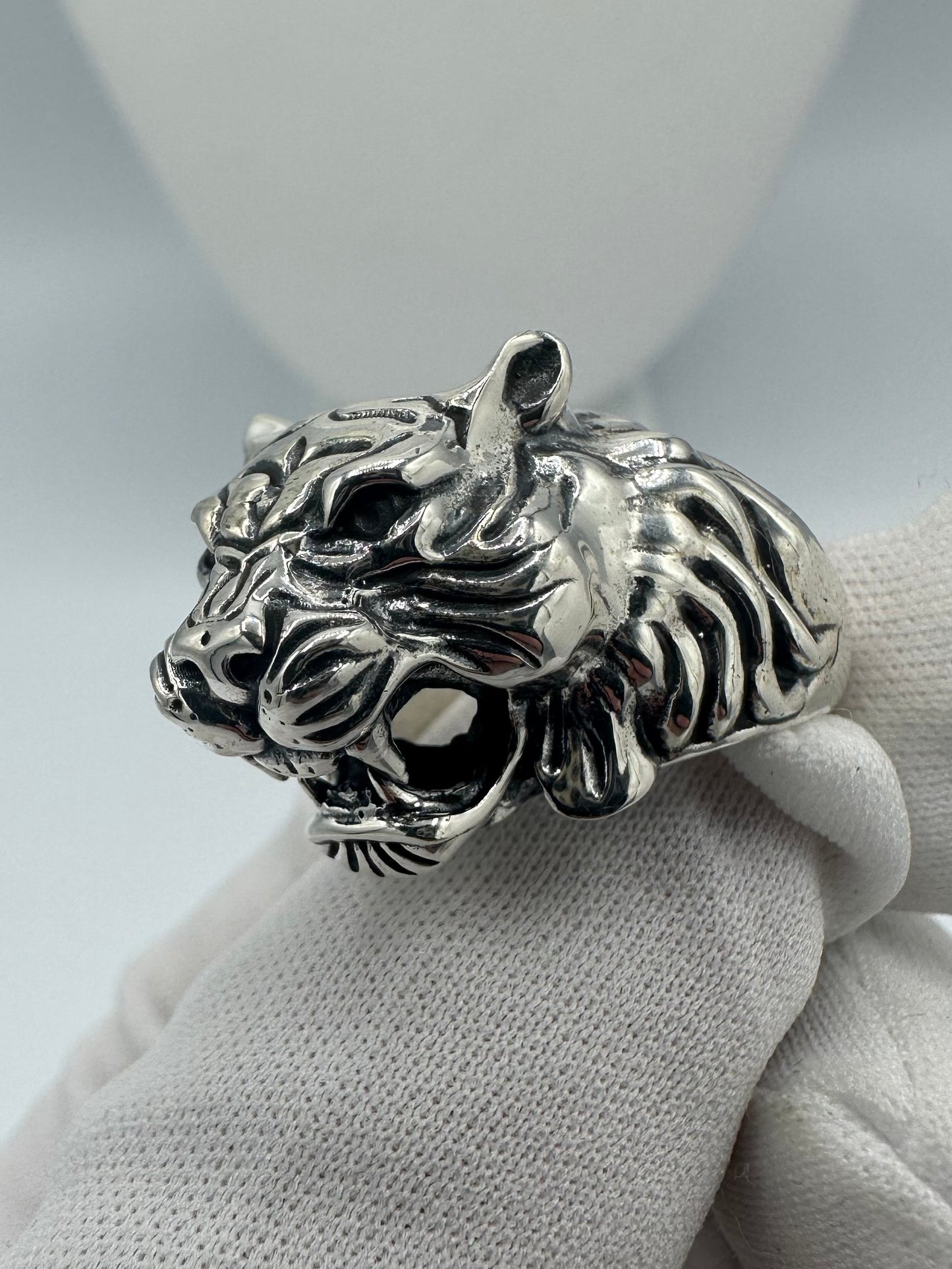 Silver Tiger Ring