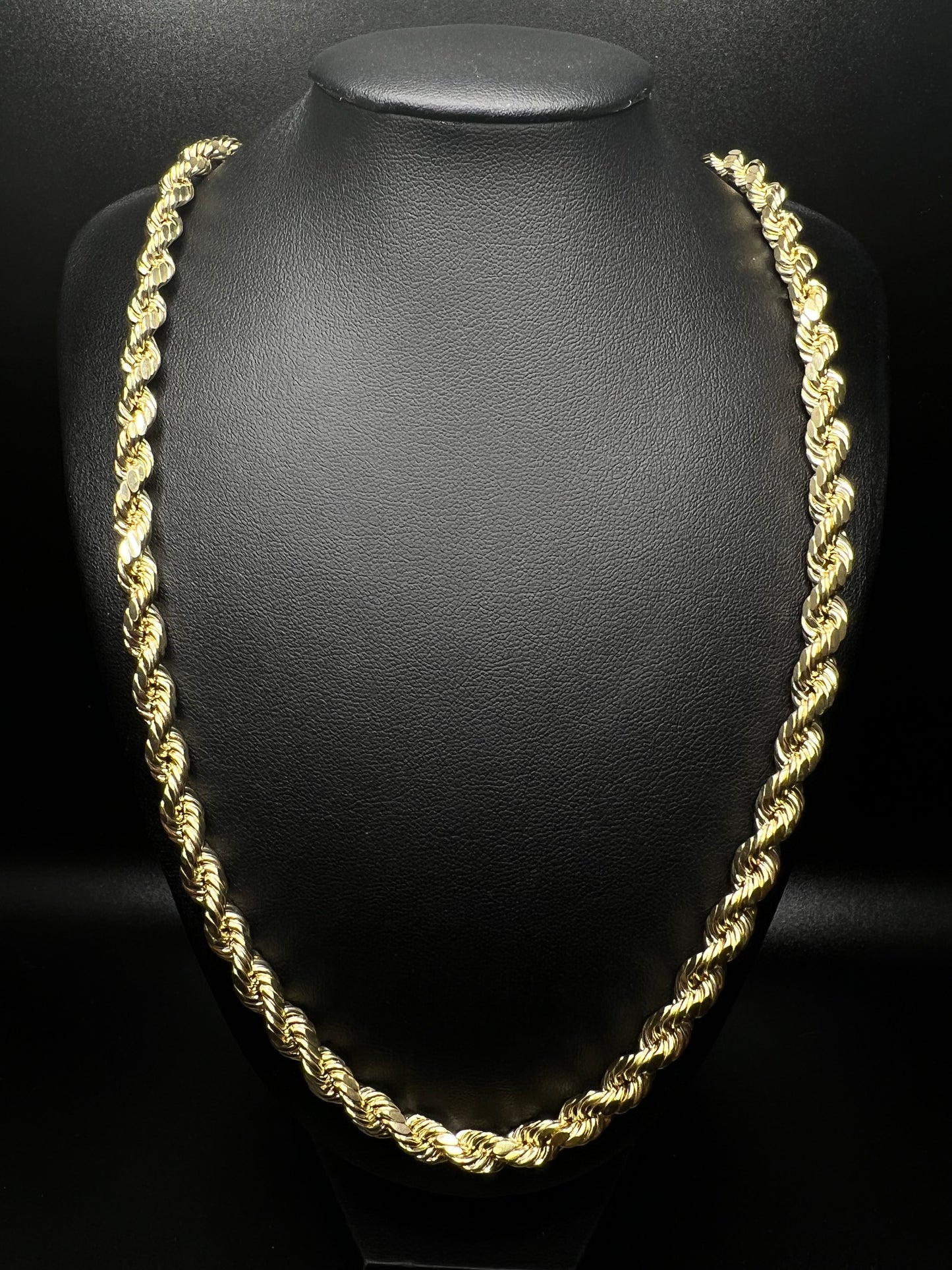 24” 6.2mm 10kt gold rope